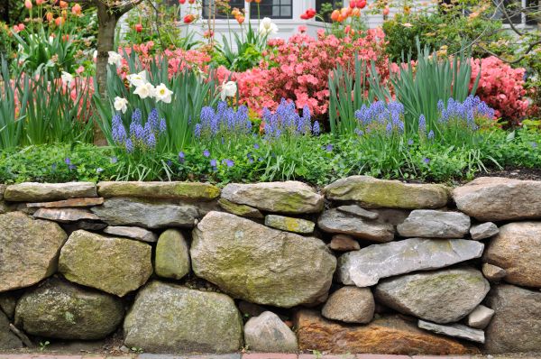 Stone Wall Hardscaping in Michigan City