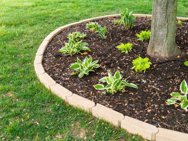 Stone Border Installation in Michigan City