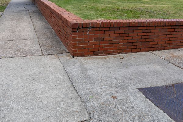 Brick Retaining Wall Repair in Michigan City